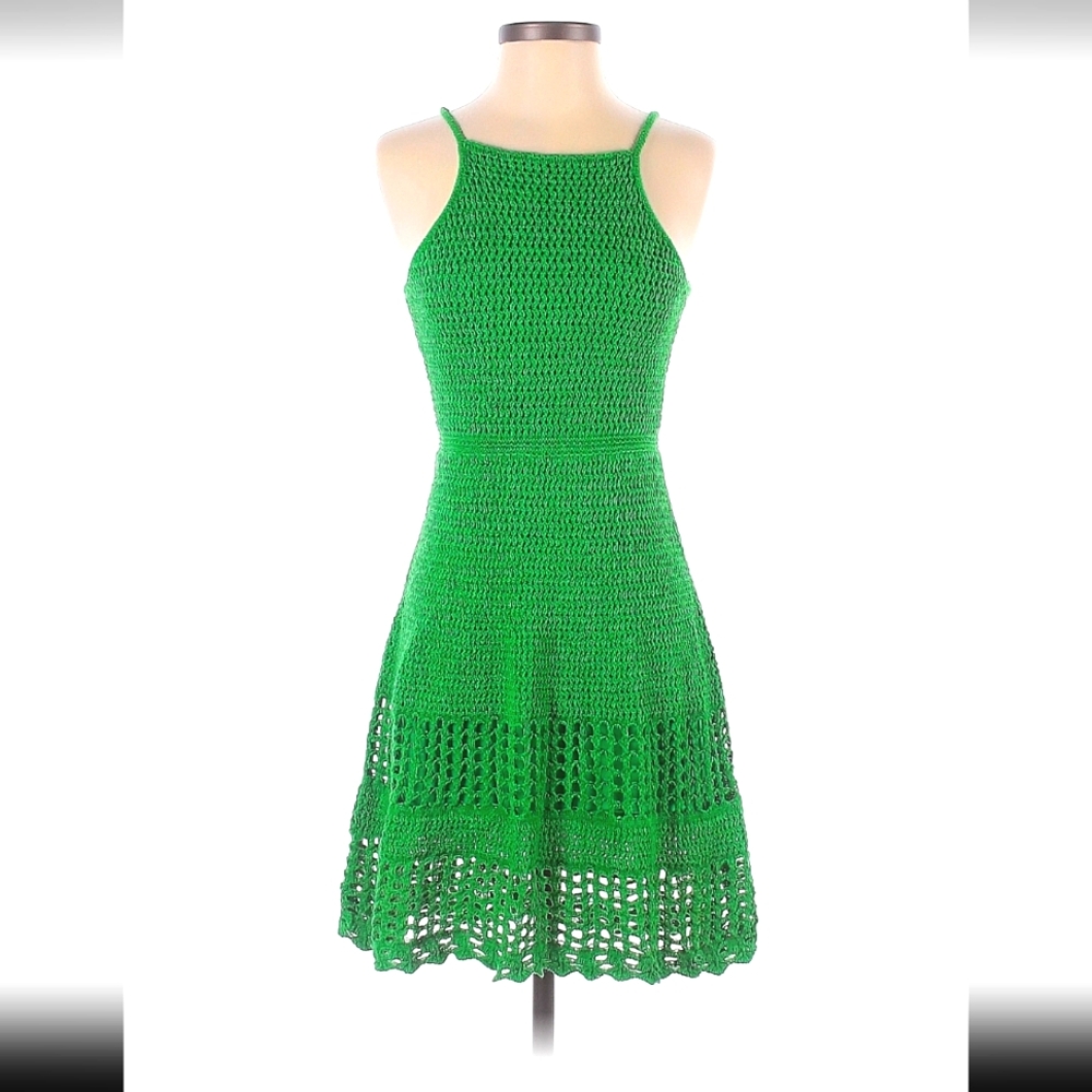 BCBGMaxAzria xxs green dress